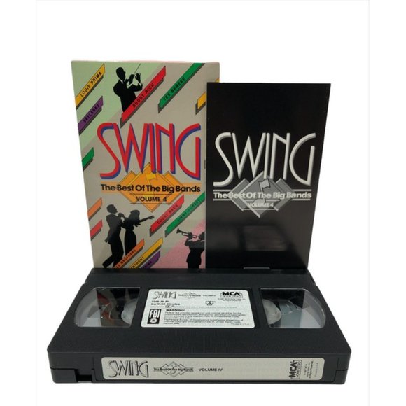 Swing: The Best of the Big Bands (VHS, 1987) 4 Tape Box Set w/original pamphlets - Picture 10 of 10